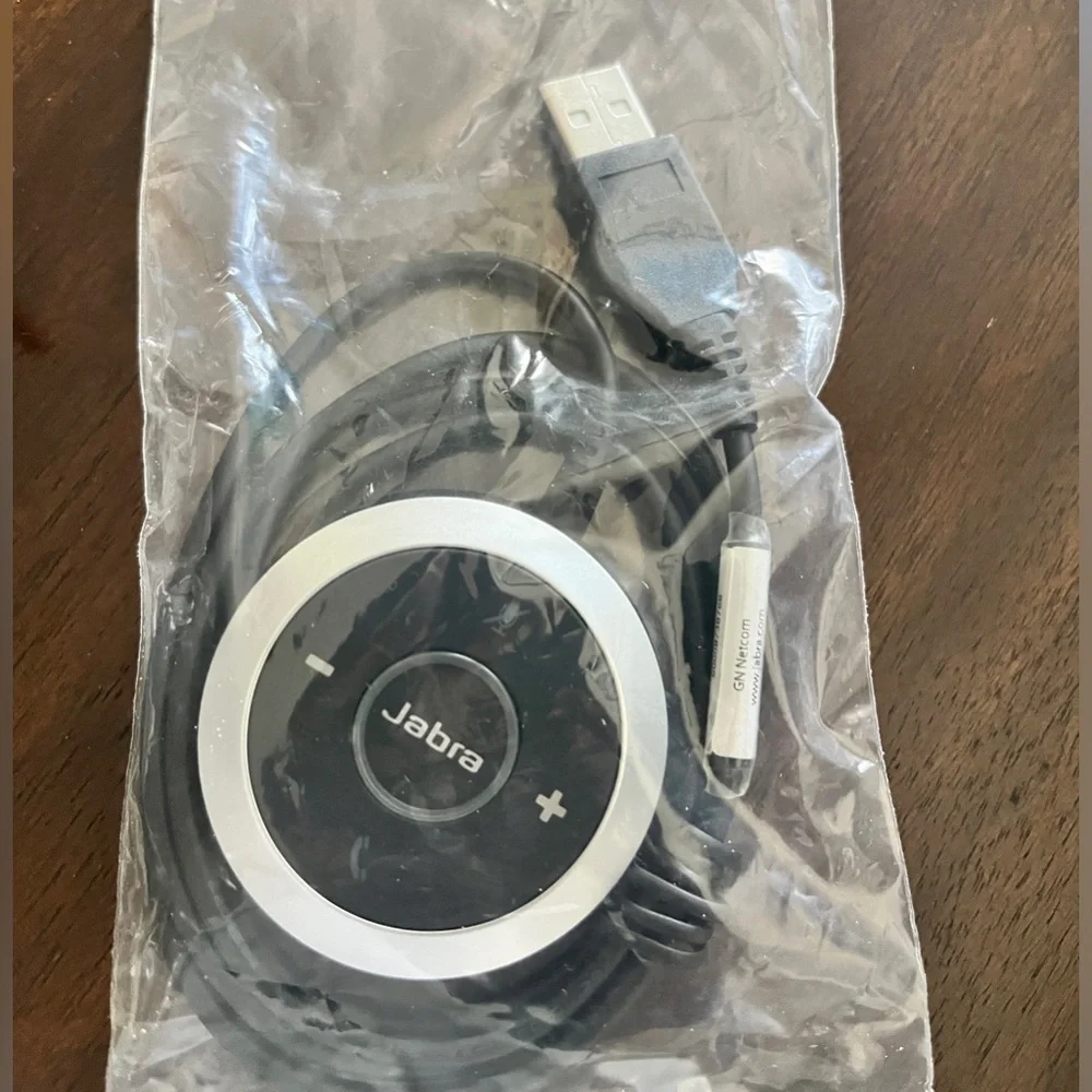 Jabra ENC010 Connector AUX to USB Adapter Volume Buttons Control
